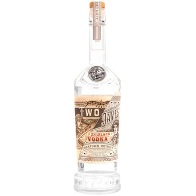Two James 28 Island Vodka - Available at Wooden Cork