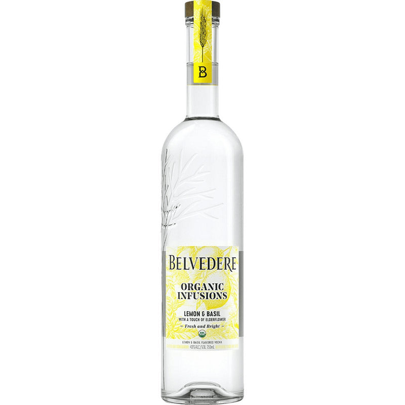 Belvedere Organic Infusions Lemon & Basil Vodka - Available at Wooden Cork