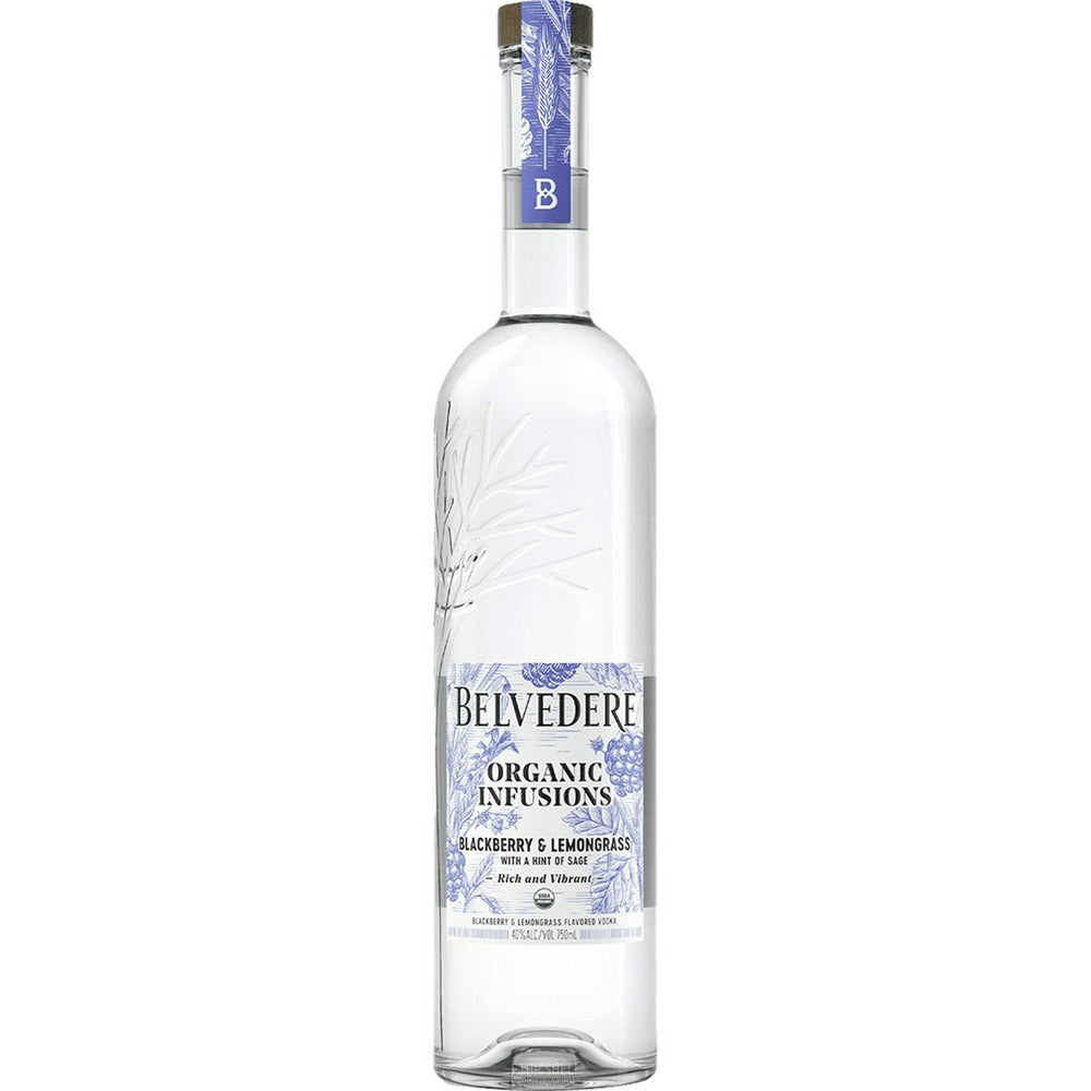 Belvedere Organic Infusions Blackberry & Lemongrass Vodka - Available at Wooden Cork