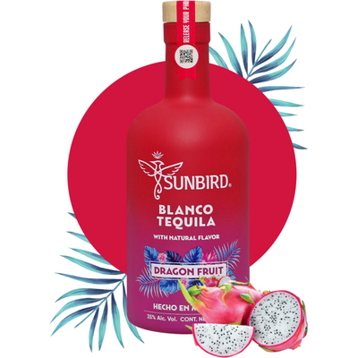 Sunbird Blanco Tequila Dragonfruit - Available at Wooden Cork