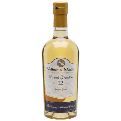 Valinch & Mallet 12 Years Old Royal Brackla Single Cask Single Malt Scotch Whisky The Young Masters Edition - Available at Wooden Cork