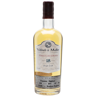 Valinch & Mallet Hidden Casks Collection 18 Years Old Deanston Single Cask Single Malt Scotch Whisky - Available at Wooden Cork