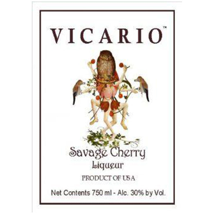 Vicario Savage Cherry Liqueur - Available at Wooden Cork