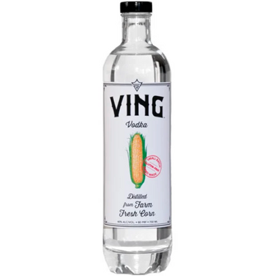 Ving Vodka Distilled From Farm Fresh Corn - Available at Wooden Cork