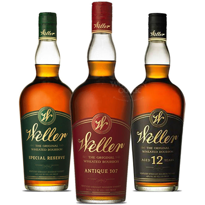 W.L. Weller Special Reserve & Antique 107 & 12 Year Bundle - Available at Wooden Cork