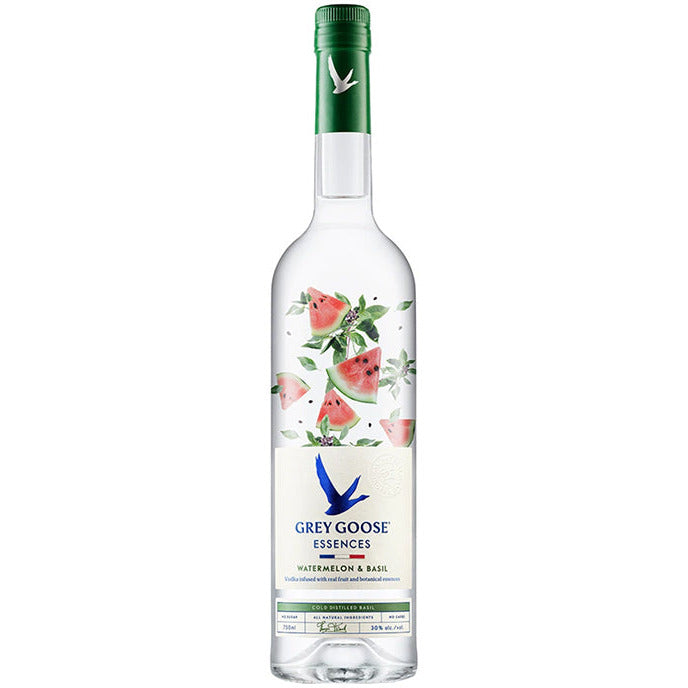 Grey Goose Watermelon & Basil Flavored Vodka Essences - Available at Wooden Cork