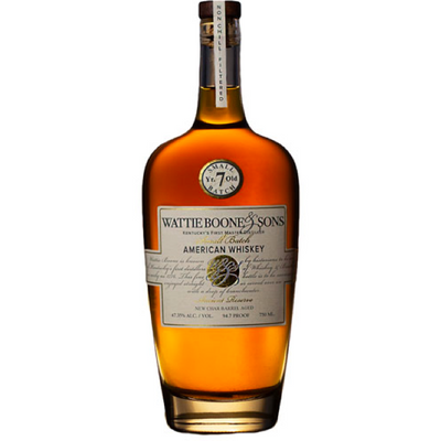 Wattie Boone & Sons 7 Year Whiskey - Available at Wooden Cork