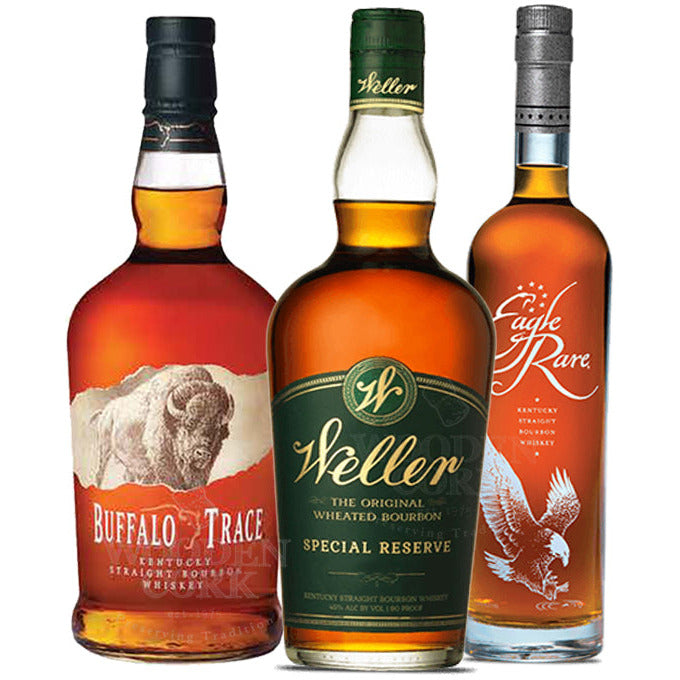 W.L. Weller Special Reserve & Eagle Rare 10 Year & Buffalo Trace Bourbon Bundle - Available at Wooden Cork