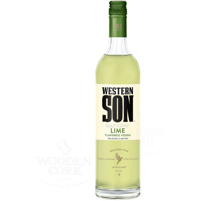 Western Son Lime Flavored Vodka - Available at Wooden Cork