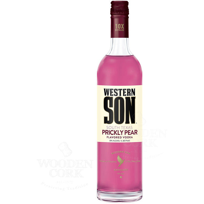 Western Son Prickly Pear Flavored Vodka - Available at Wooden Cork