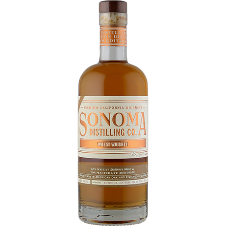 Sonoma Distilling Wheat Whiskey - Available at Wooden Cork