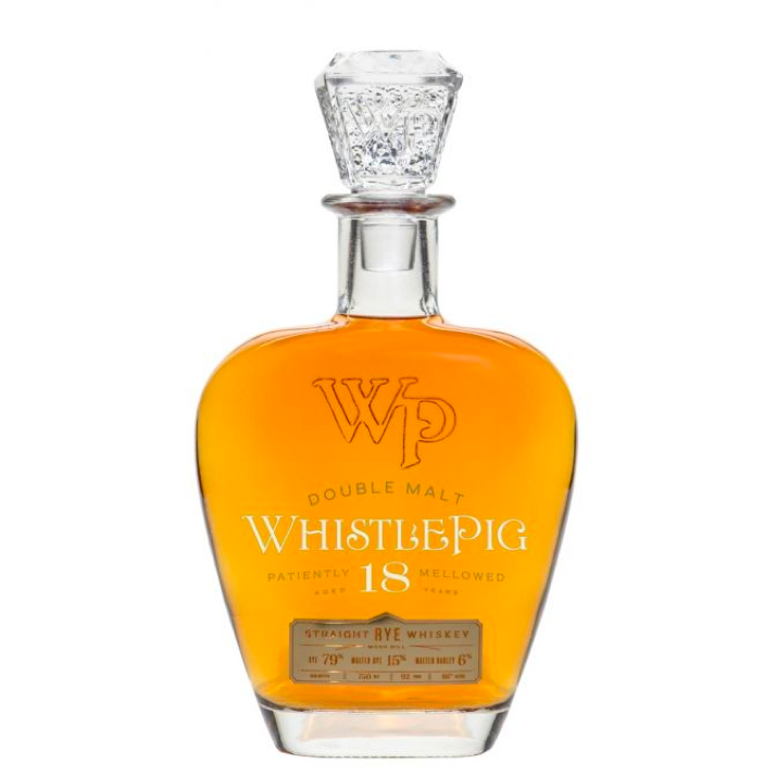 WhistlePig 18 Year Old Double Malt - Available at Wooden Cork