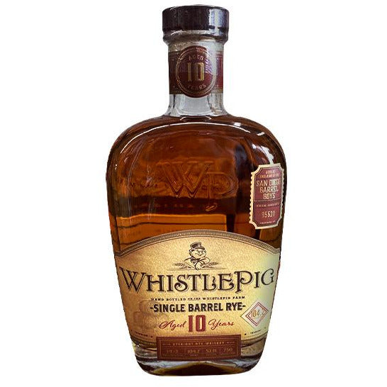 Whistlepig 10-year San Diego Barrel Boys Single Barrel Rye Whiskey 16-year 