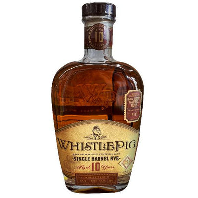 WhistlePig 10-year San Diego Barrel Boys Single Barrel Rye Whiskey 17-year #19139 - Available at Wooden Cork