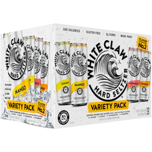 White Claw Hard Seltzer Variety Pack No. 2 12pk - Available at Wooden Cork