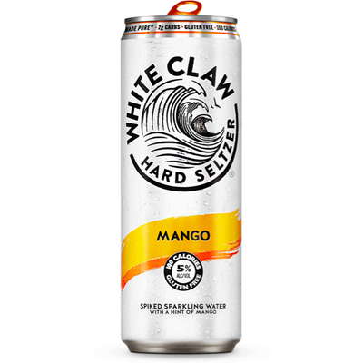 White Claw Hard Seltzer Mango 6pk - Available at Wooden Cork