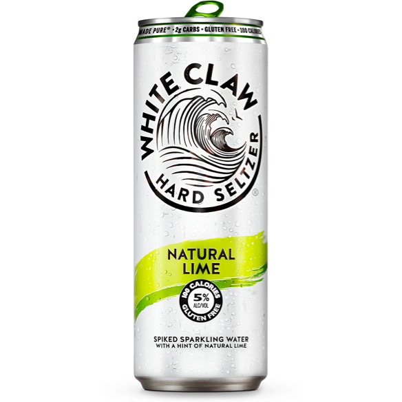 White Claw Hard Seltzer Natural Lime 6pk - Available at Wooden Cork