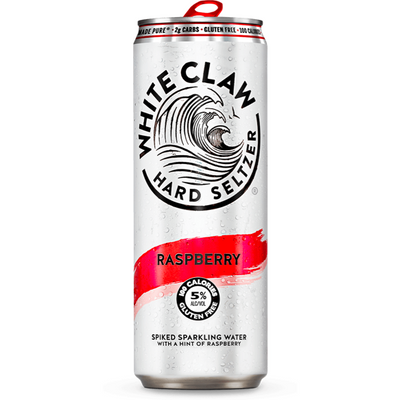 White Claw Hard Seltzer Raspberry 6pk - Available at Wooden Cork