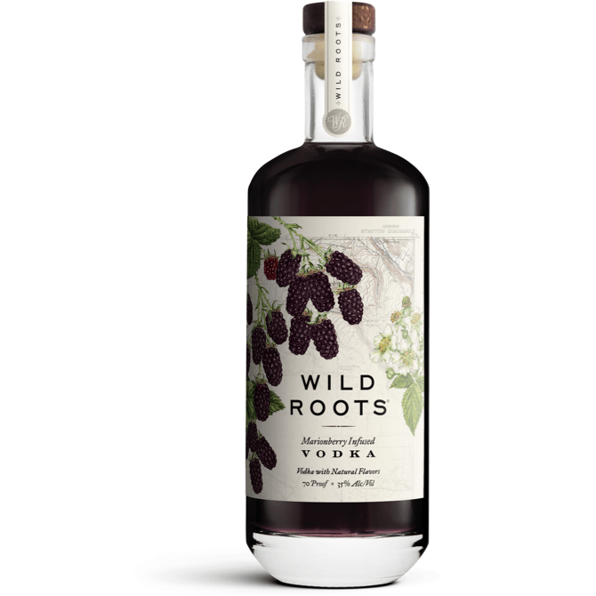 Wild Roots Marionberry Infused Vodka - Available at Wooden Cork