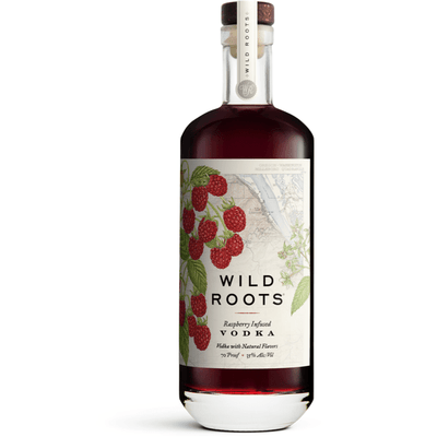 Wild Roots Raspberry Infused Vodka - Available at Wooden Cork
