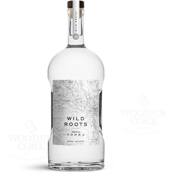 Wild Roots Vodka 1.75L – Wooden Cork