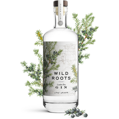 Wild Roots London Dry Gin - Available at Wooden Cork
