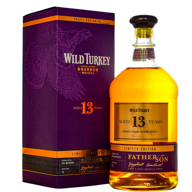 Wild Turkey 13 Year Old Father & Son - Available at Wooden Cork