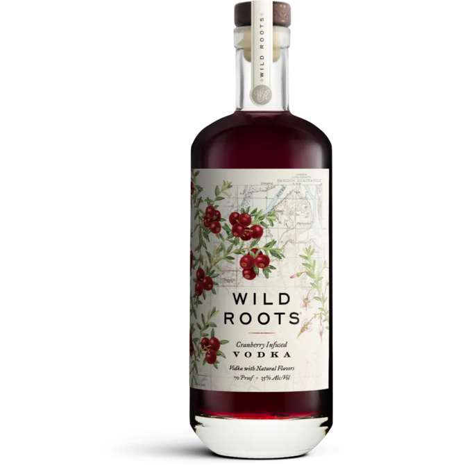 Wild Roots Cranberry Infused Vodka - Available at Wooden Cork