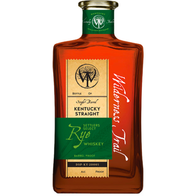 Wilderness Trail Settlers Select Rye Whiskey - Available at Wooden Cork