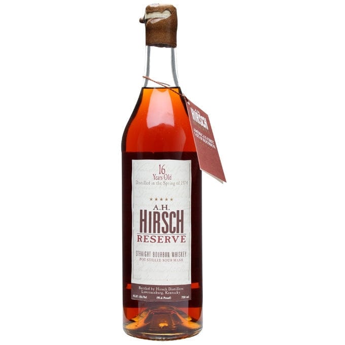 A.H. Hirsch 1974 Reserve 16 Year Old GOLD WAX Straight Bourbon