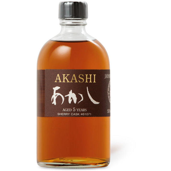 Akashi 5 Year Old Sherry Casks Single Malt Whisky - Available at Wooden Cork