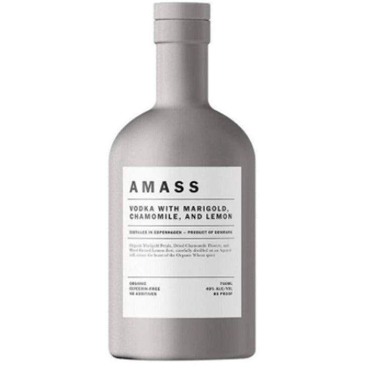 AMASS Vodka Specialty With Marigold Chamomile & Lemon Zest Copenhagen - Available at Wooden Cork