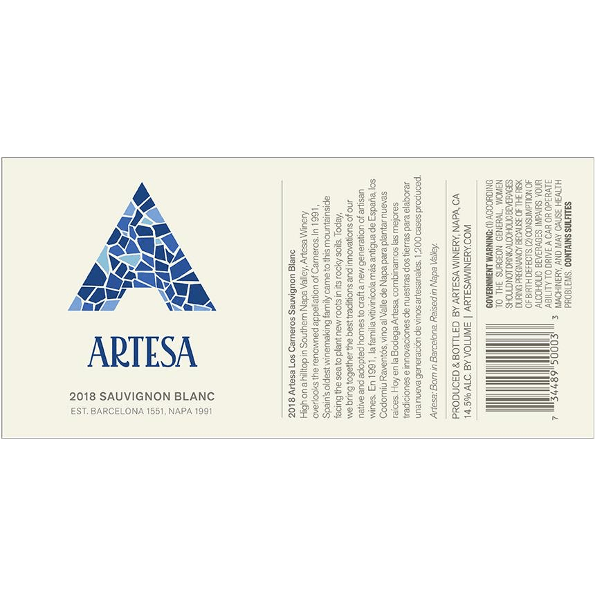 Artesa Napa Valley Sauvignon Blanc 750ml