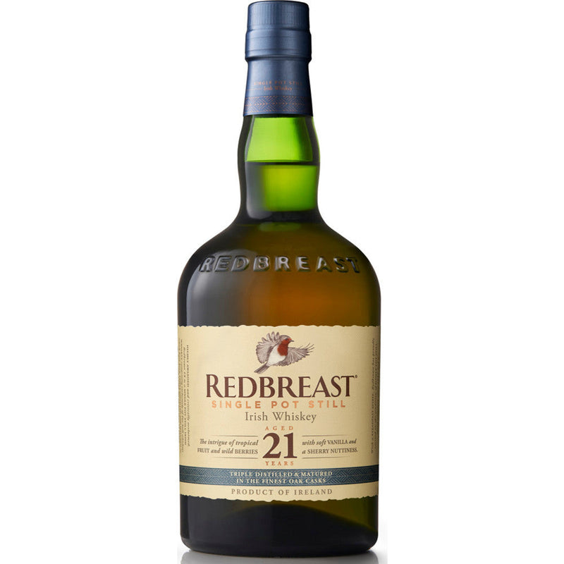 Redbreast 21 Year Old Irish Single Pot Still Whiskey - Available at Wooden Cork