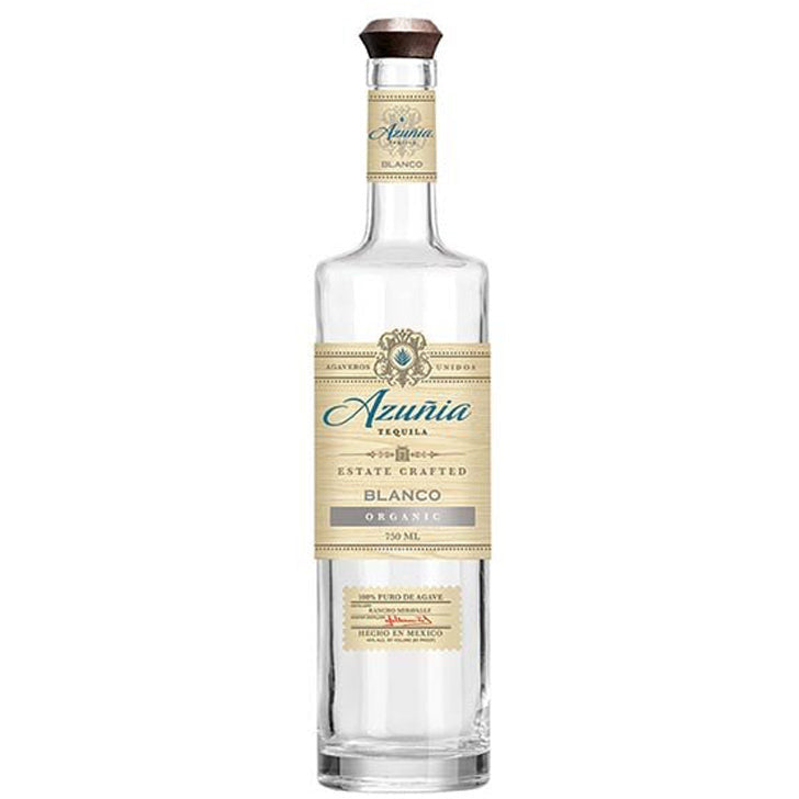 Azuñia Blanco Organic Estate Crafted Tequila 100% De Agave - Available at Wooden Cork