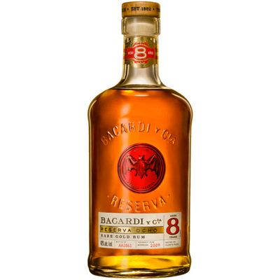 Bacardi Rum Gold Reserva Ocho 8 Year - Available at Wooden Cork