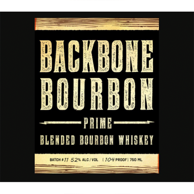 Backbone Prime Blended Bourbon - Available at Wooden Cork