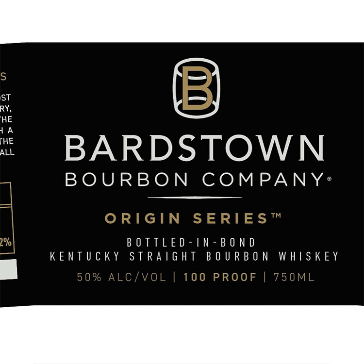 Bardstown Bourbon Co. Origin Series 6 Year Bottled in Bond Kentucky St Wooden Cork