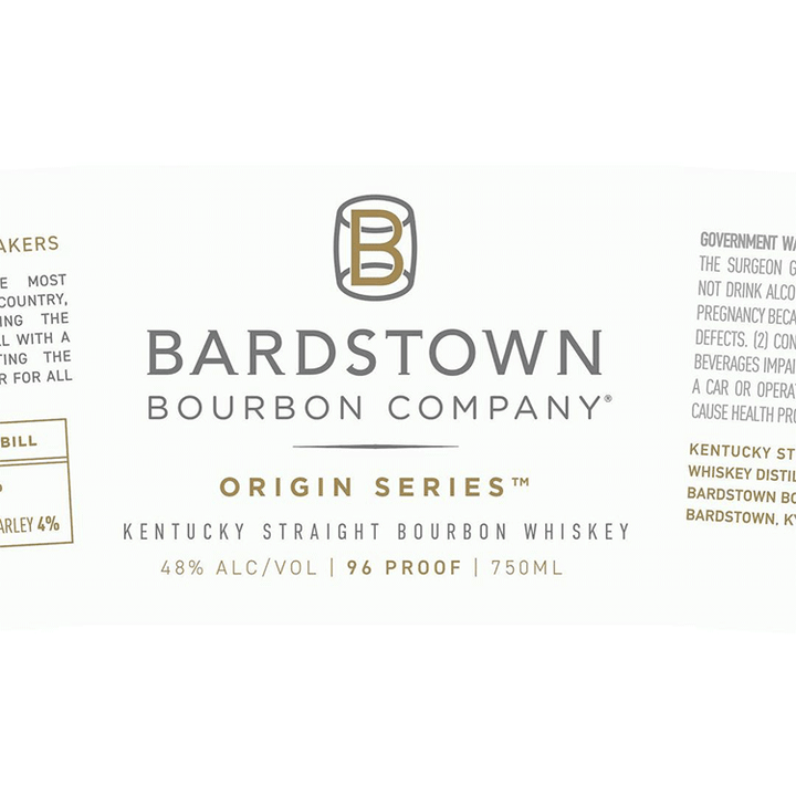 Bardstown Bourbon Co. Origin Series Kentucky Straight Bourbon - Available at Wooden Cork
