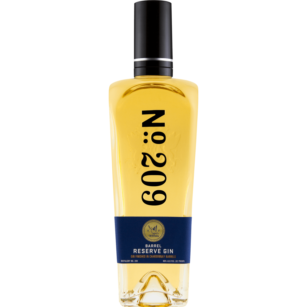 No. 209 Chardonnay Barrel Reserve Gin - Available at Wooden Cork