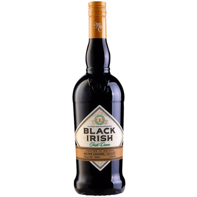 Black Irish Salted Caramel Irish Cream Liqueur - Available at Wooden Cork