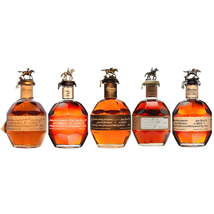 Blanton's 5 Bottle Lineup Collection Set