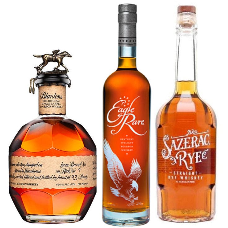 Blanton's Original Single Barrel Bourbon & Eagle Rare Bourbon & Sazerac Rye Bundle