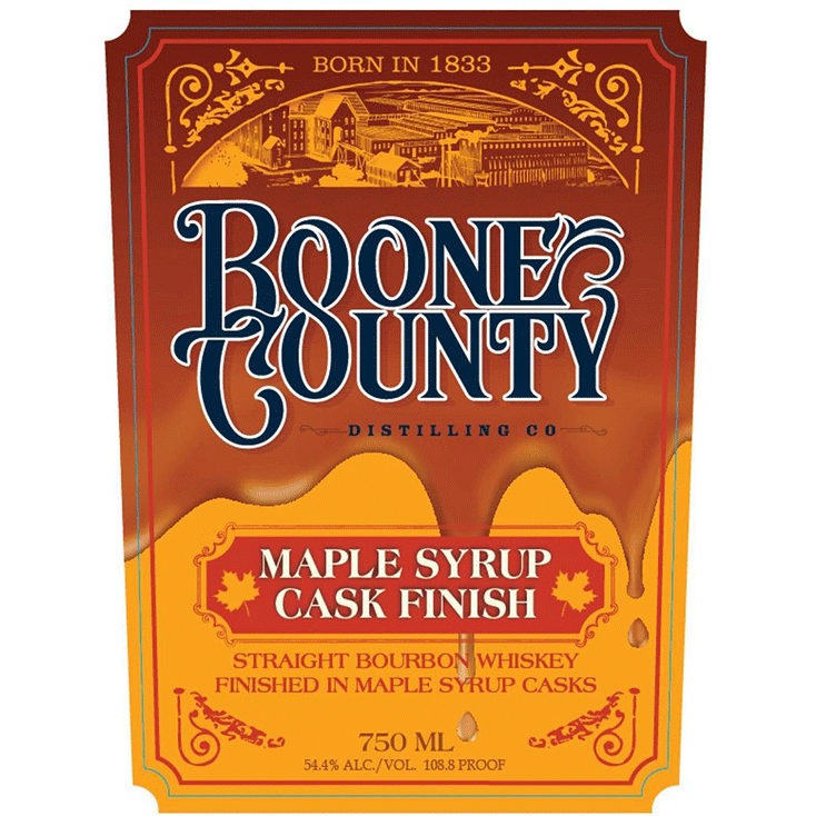 Boone County Maple Syrup Cask Finish Straight Bourbon - Available at Wooden Cork