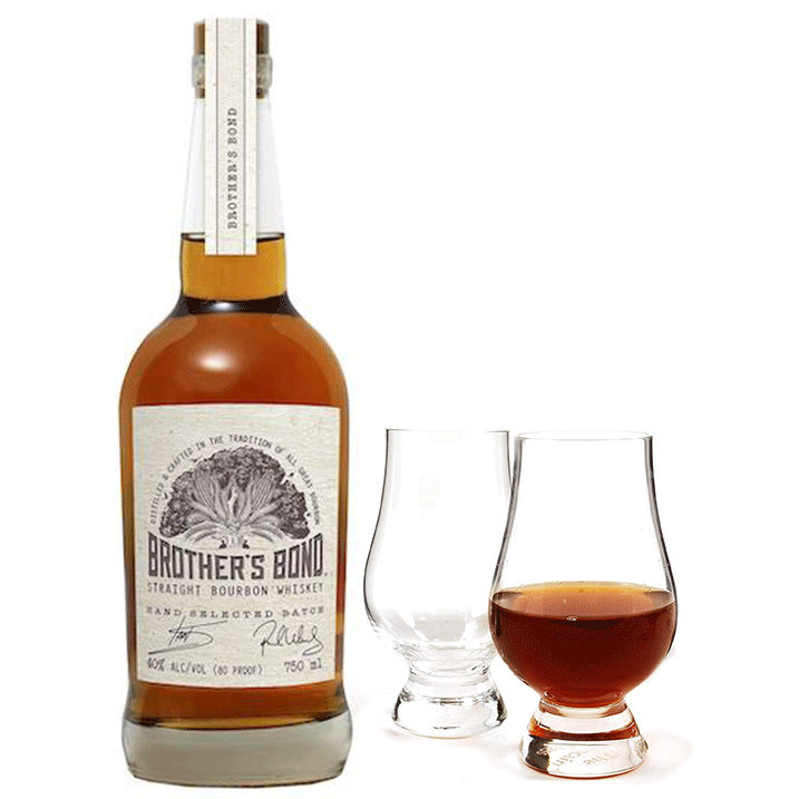 Brother's Bond Bourbon with Glencairn Set Bundle