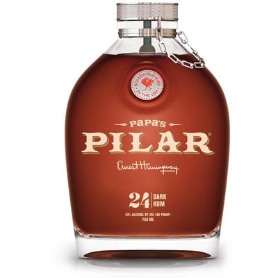 Papa's Pilar 24 Year Old Solera Blended Dark Rum - Available at Wooden Cork