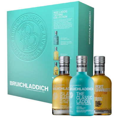 Bruichladdich Wee Laddie Pack Classic Laddie, Islay Barley, Port Charlotte Scottish Barley - Available at Wooden Cork
