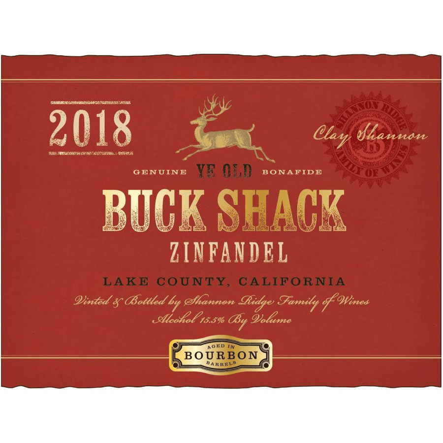 Buck Shack Lil' Fatty Lake County Bourbon Barrel Zinfandel 750ml