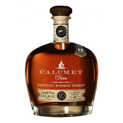 Calumet Farm 10 Year Old Single Rack Black Bourbon Whiskey - Available at Wooden Cork