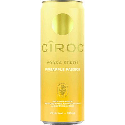 Ciroc Vodka Spritz Pineapple Passion Canned Cocktail 4pk - Available at Wooden Cork